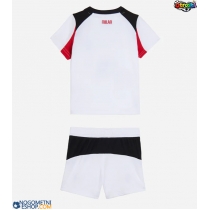 Otroški Nogometni dresi AC Milan Gostujoči 2025-26 Kratek Rokav (+ Kratke hlače)